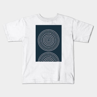 Boho Mid Century Dots 4 Kids T-Shirt